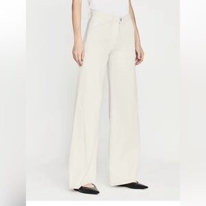 Frame Le Baggy Palazzo White Jeans, never worn